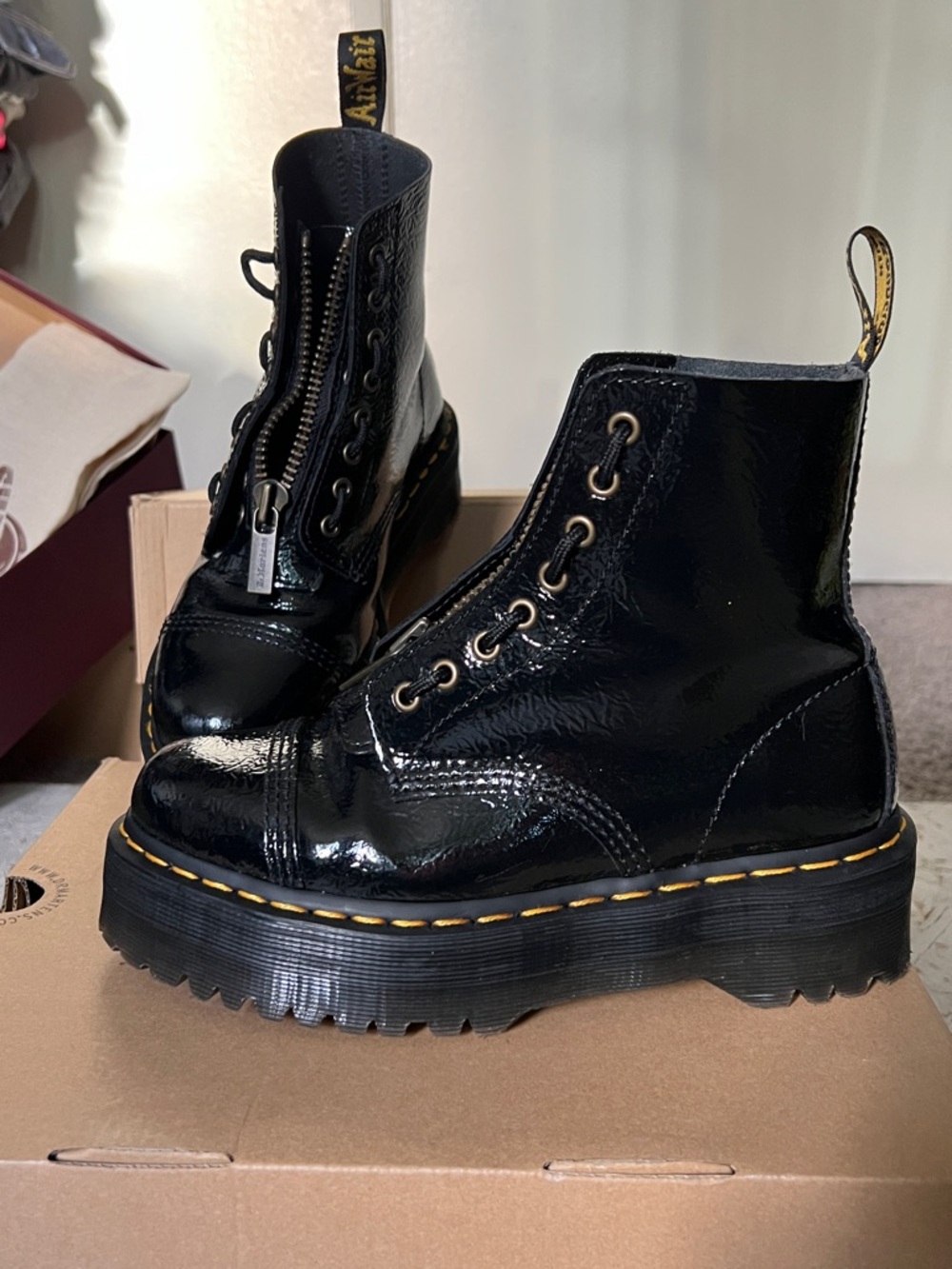 Dr. Martens Women's Black Patent Sinclair